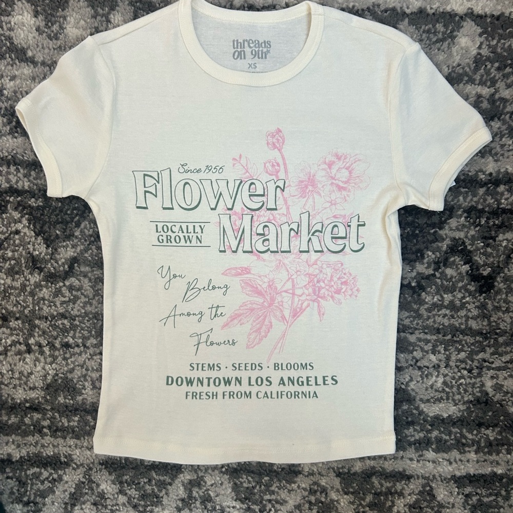 White Graphic Tee